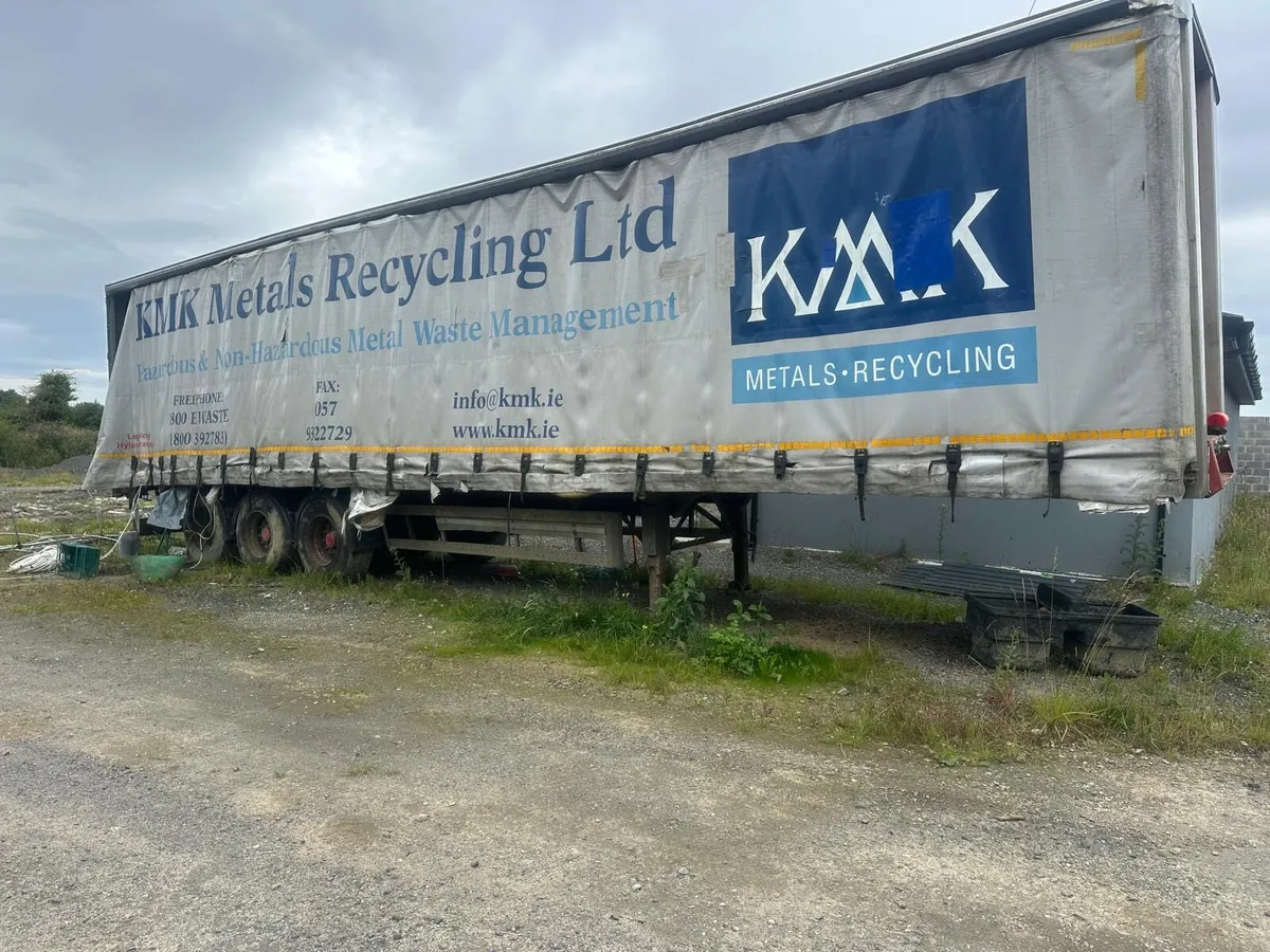 Cheap curtain side trailer