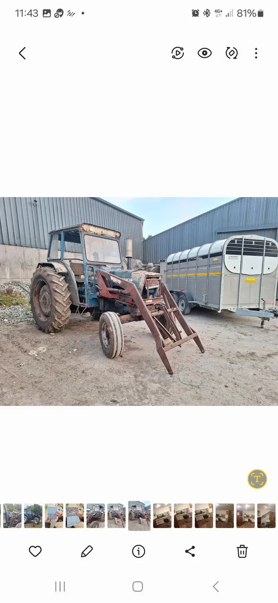 Ford 4000 suit vintage restoration.wit loader - Image 1