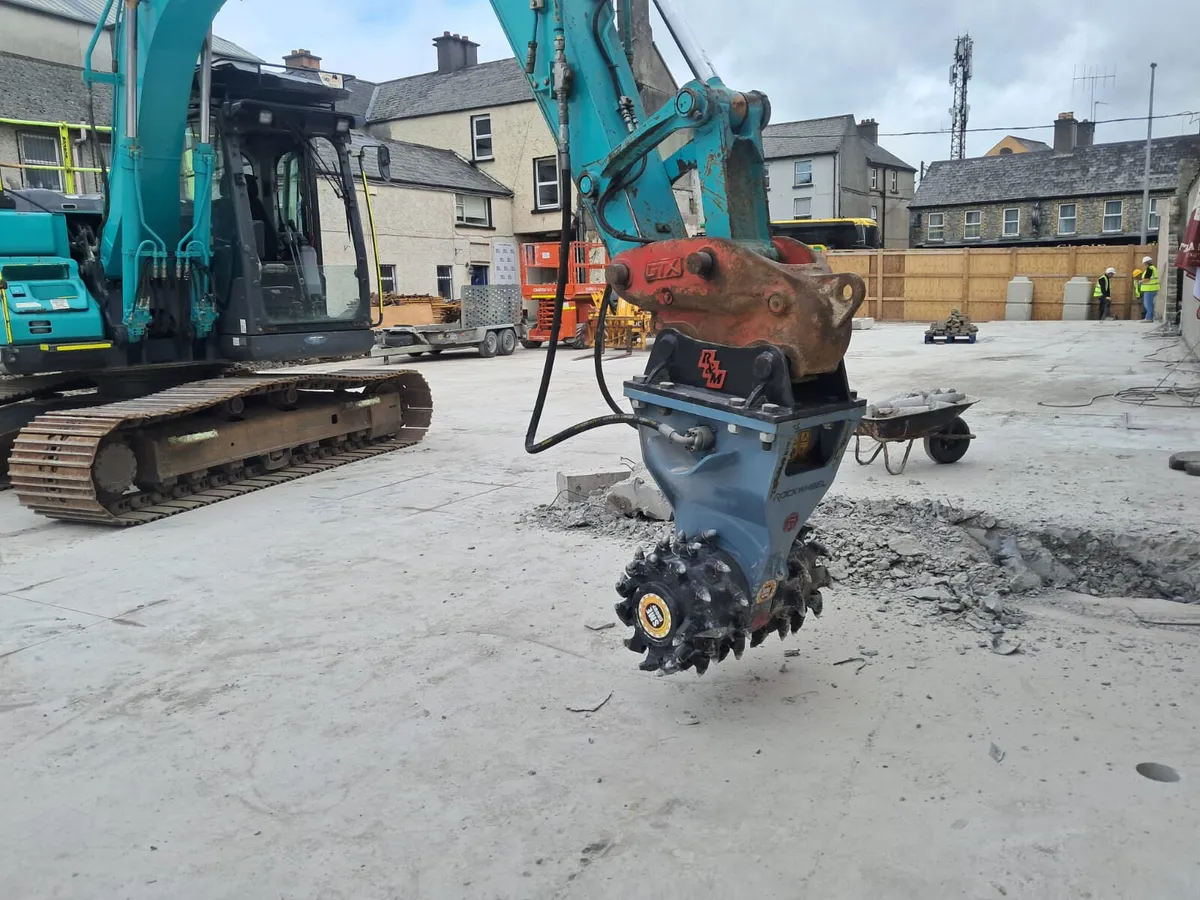 Rock wheel / Drum cutter Hire & Sales - Image 1