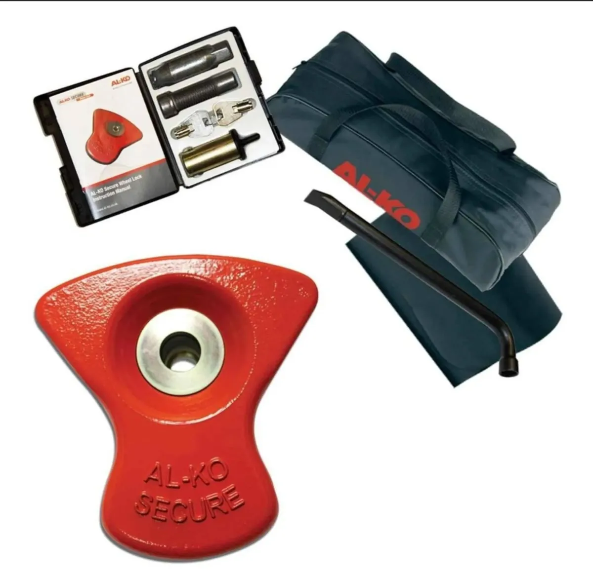 Alko No37 caravan wheel lock complete - Image 1