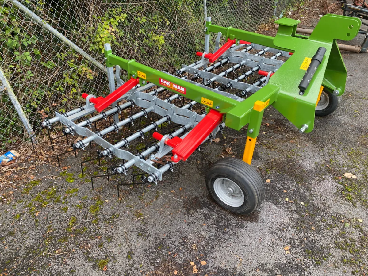 Rakman 3000 Grass harrow in stock - Image 1