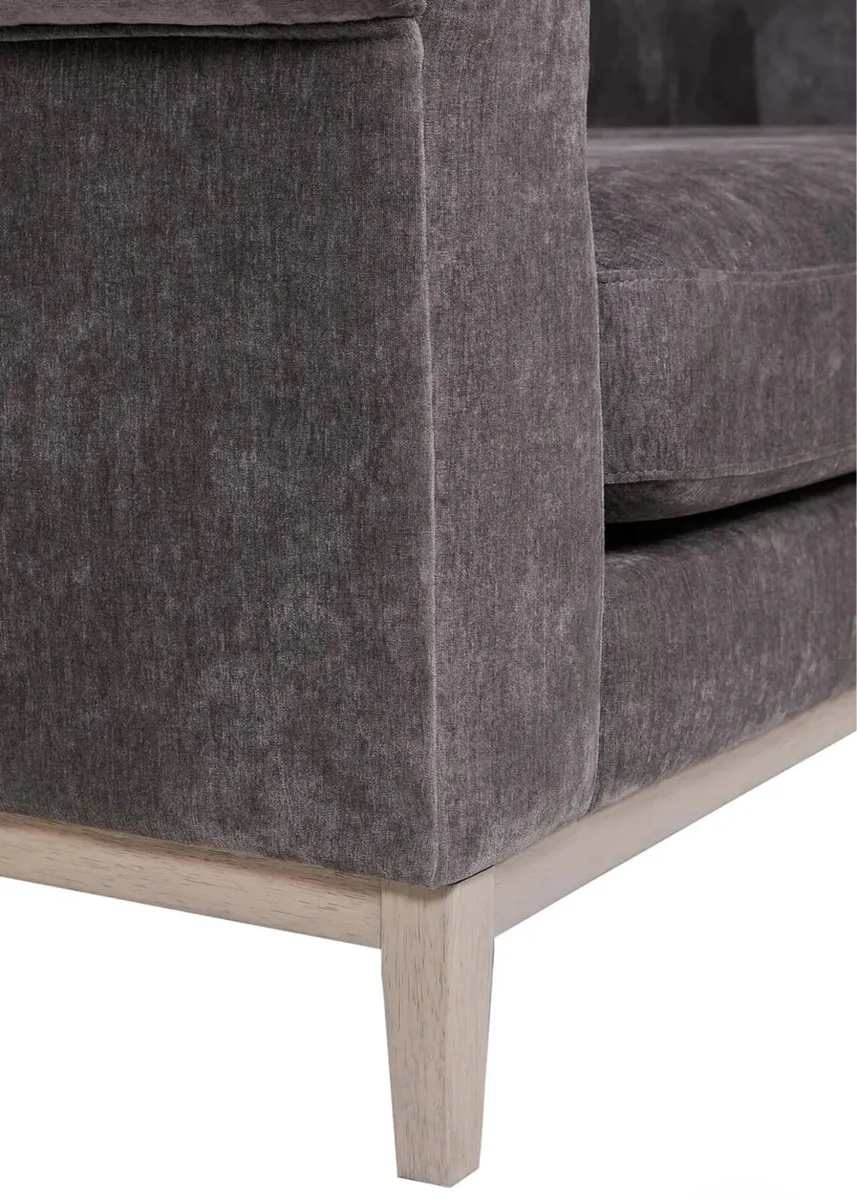 TATE SOFA 3 Seater NATURAL and 2 Seater Dark Grey - Image 4