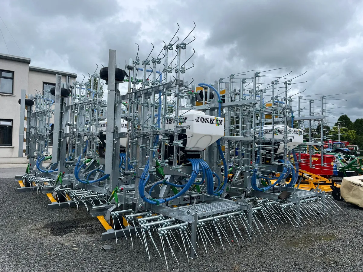 Joskin 6 Metre Tine Harrows c/w Air Seeder
