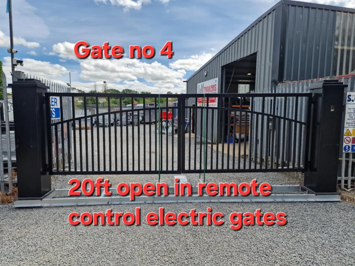 Entrance gates electric remote control - Image 1