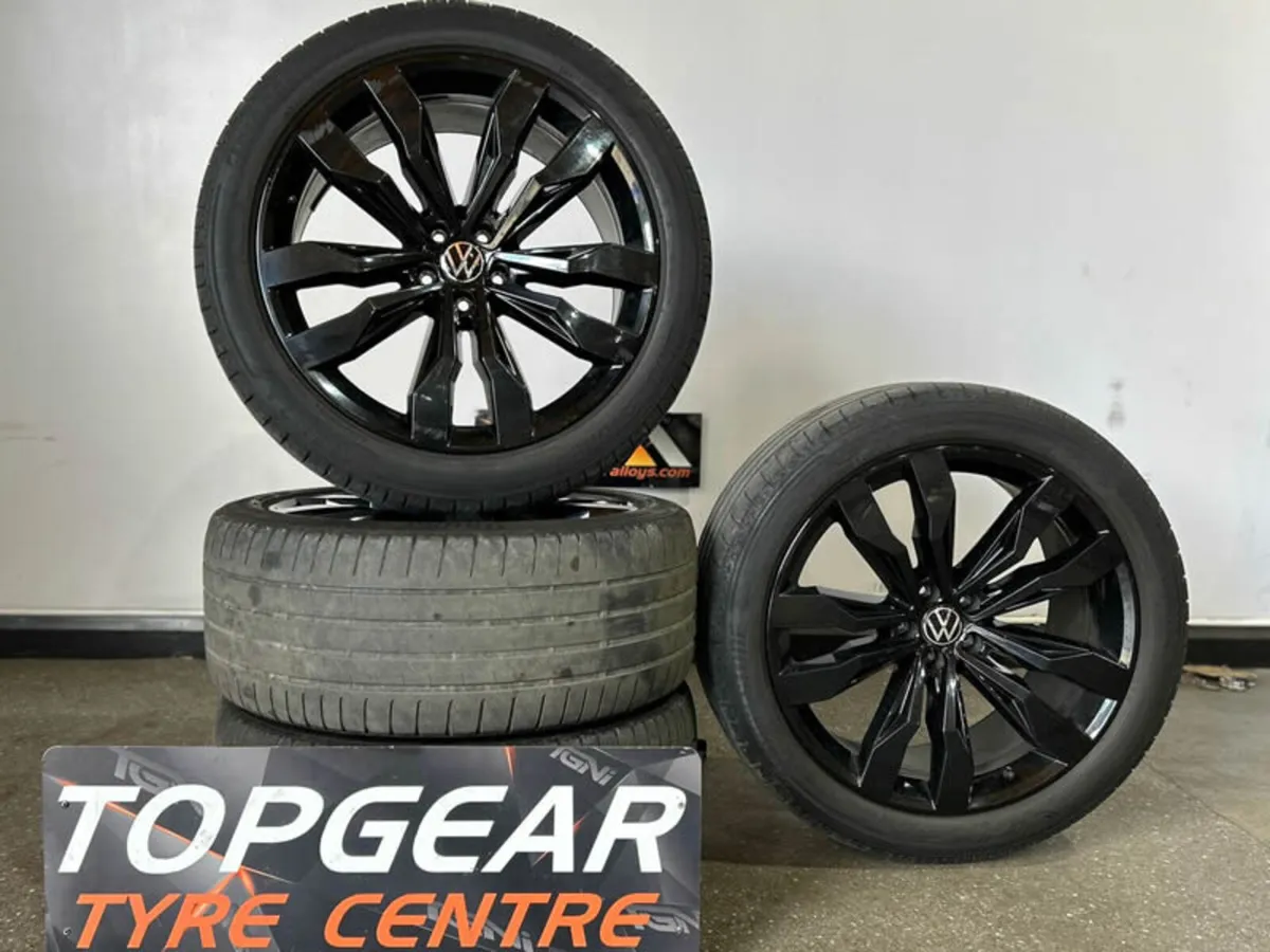 21" Genuine VW TOUAREG SUZUKA Alloy Wheels & Tyres - Image 1