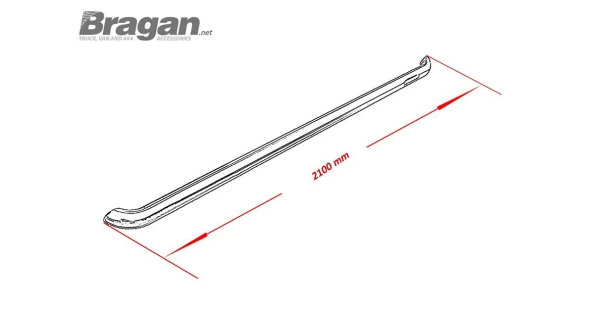 Chrome Side bars to suit Ford Ranger 2016-2020 - Image 3