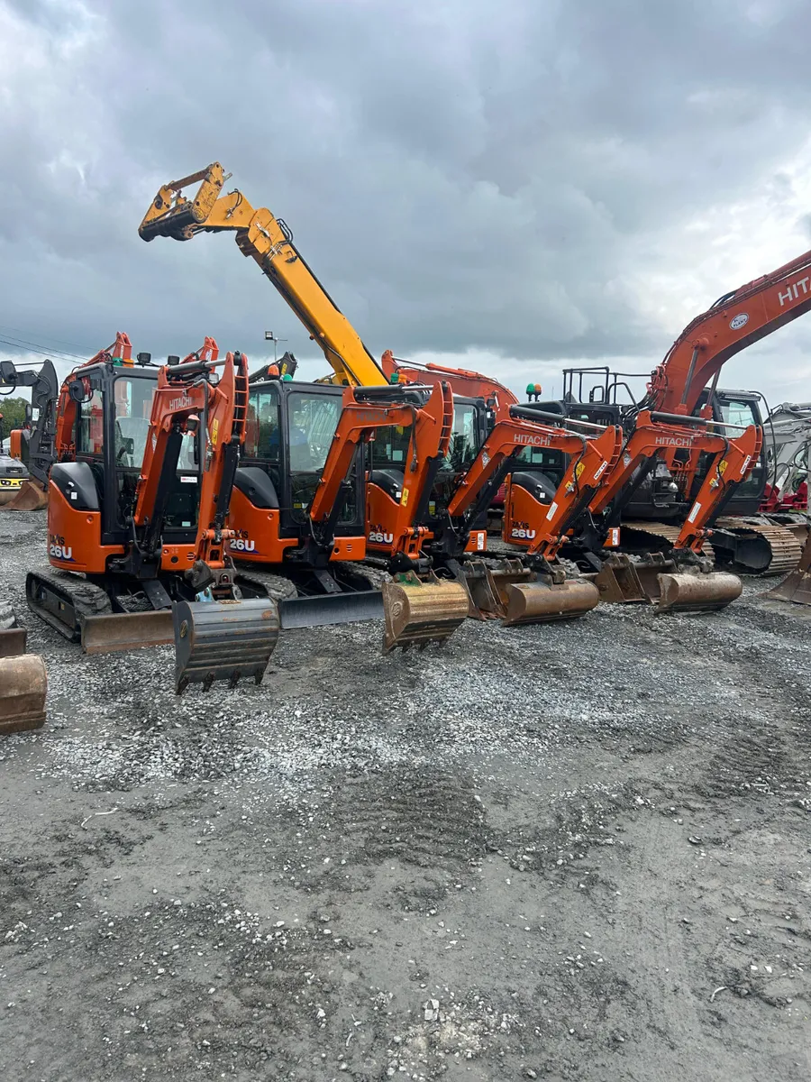 Hitachi ZX26U-6 Choice of Years 2023/2024 - Image 1