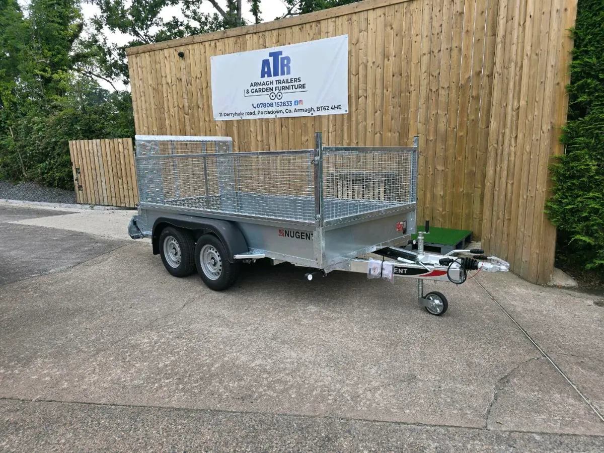 Nugent 10x5ft twin axle general purpose trailer - Image 1
