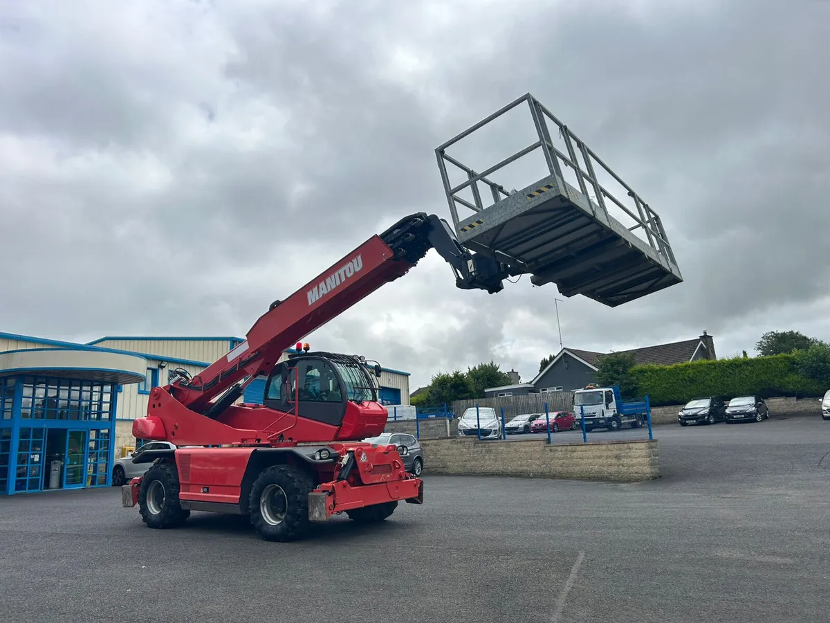 2018 Manitou MRT2550 Roto + Man Basket - MULLANS - Image 3