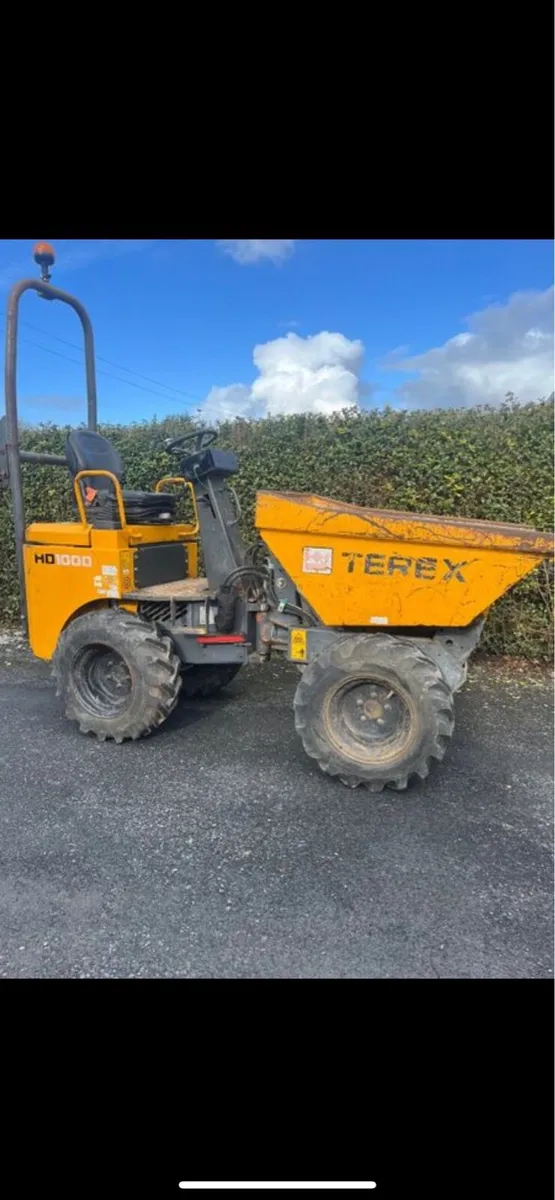 Terex 1ton hi tip dumper