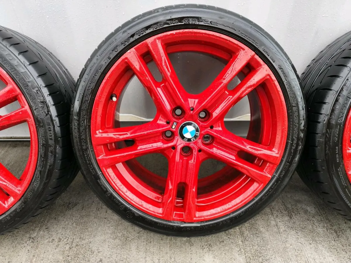 18" BMW M-sport alloys with rft tyres. 5x112 - Image 4