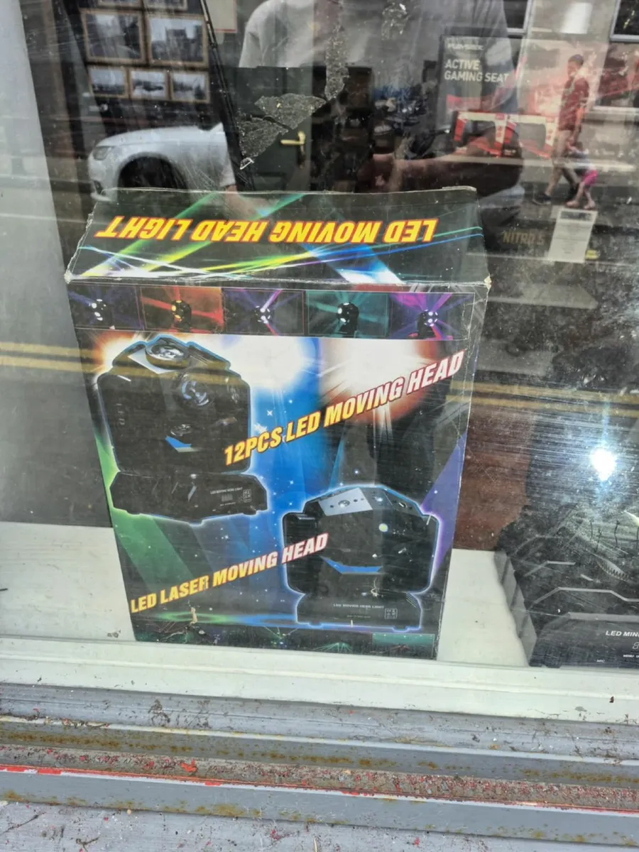 3In1  Laser, Strobe & Laser DJ Light 16Pcs LED 3W - Image 2