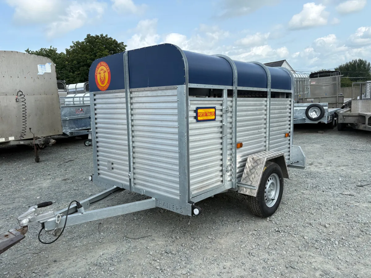New Porter 7x4’6 Livestock Trailer - Image 1