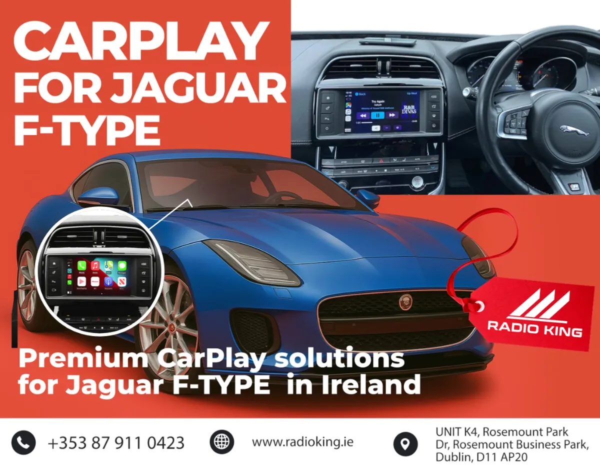 Apple CarPlay Box Upgrade for Jaguar F-TYPE