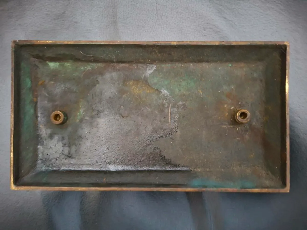 Antique Brass name plaque - Image 4