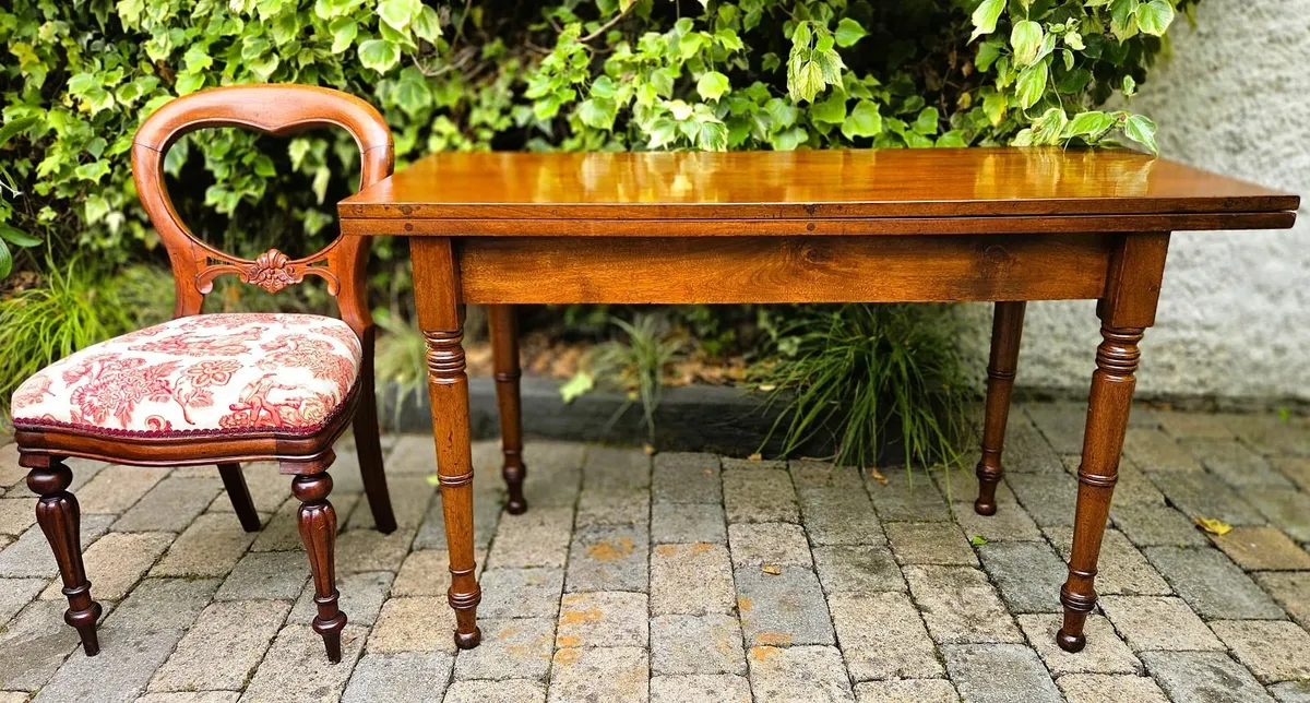 Victorian Fold Out Tea Table -Circa 1870 - Image 4