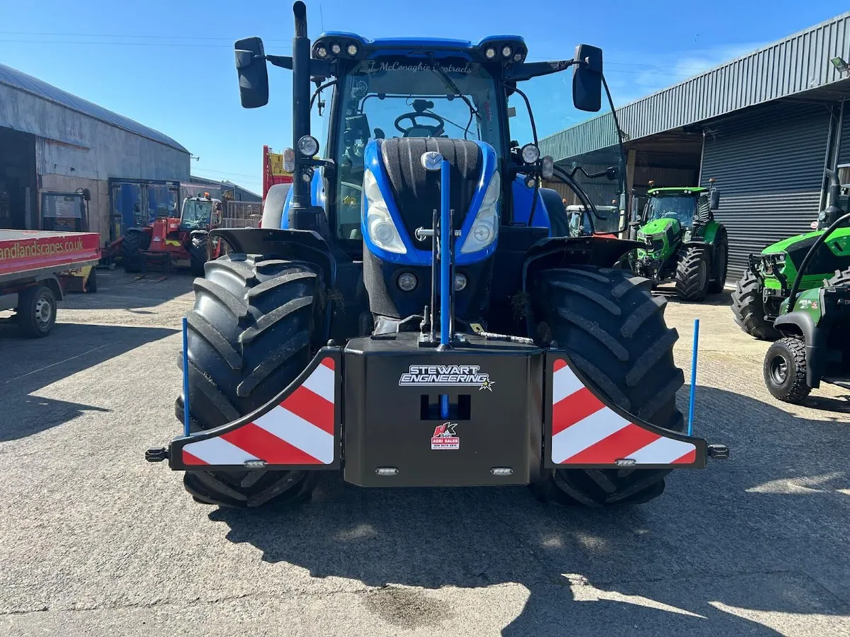 New Stewart Tractor Bumper Winged Weightblock - Image 1