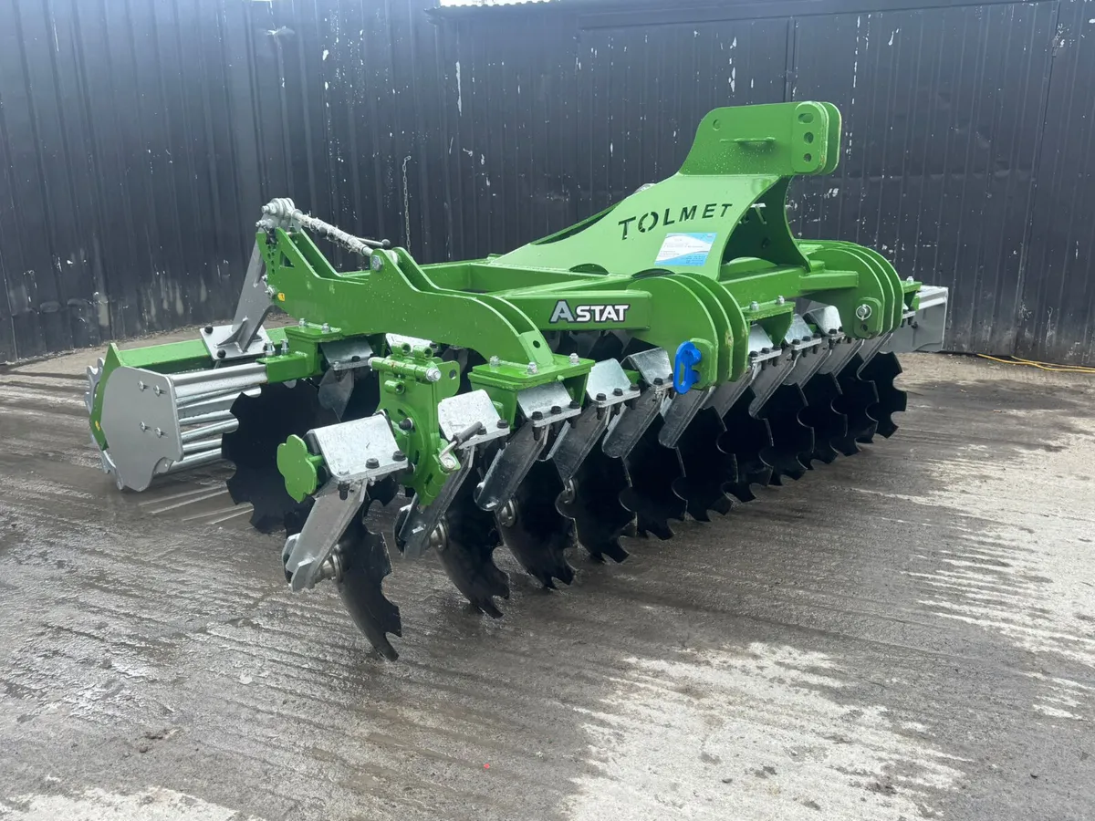 Tolmet 270 Disc Harrow – Heavy Duty with Crumbler - Image 1