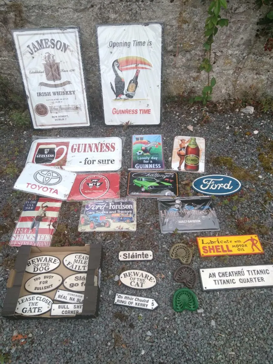 Pub Signs,Cast Iron Signs,Pub Items for Sale - Image 2