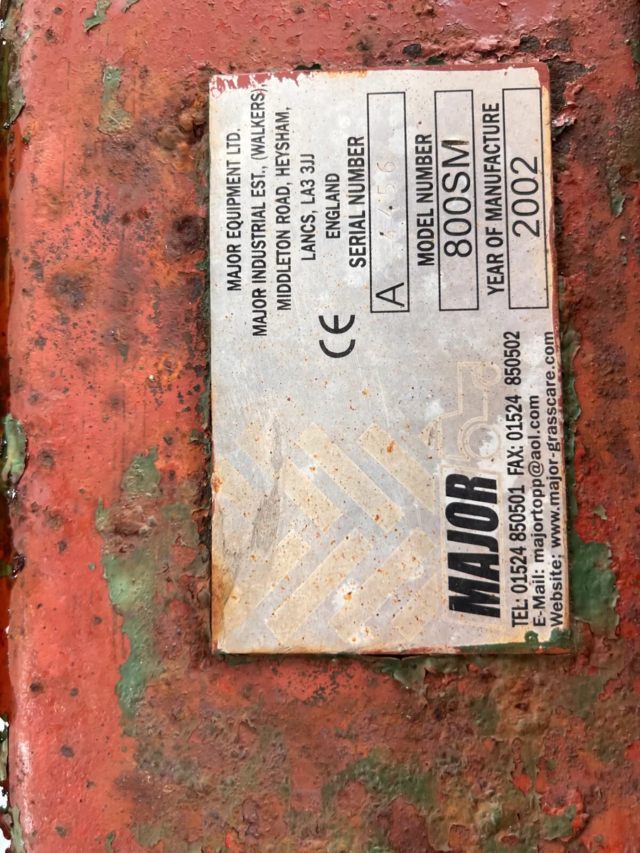 Major 800SM Mower - Image 4