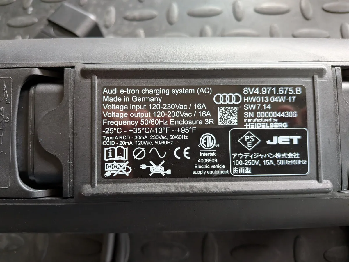 Genuine Audi EV Charging Unit - Image 2