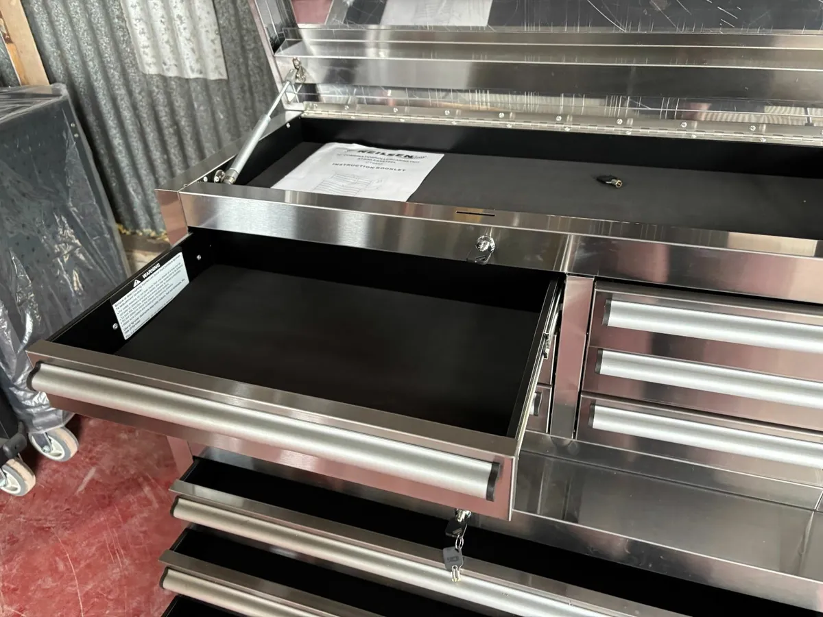 XL Stainless Steel roller bearing Tool Station - Image 3