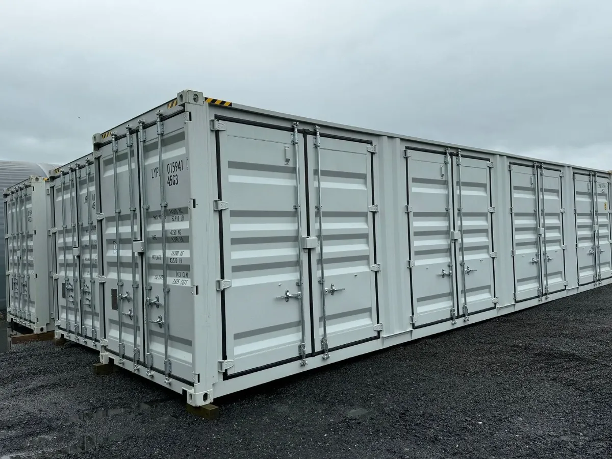 40ft x 8ft shipping container side opener opening - Image 3