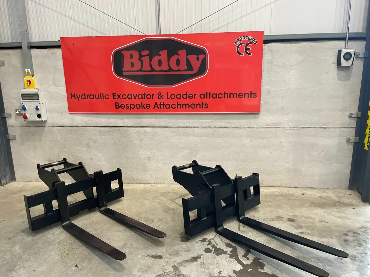 Biddy - Tilt Rotator Pallet forks - Image 1