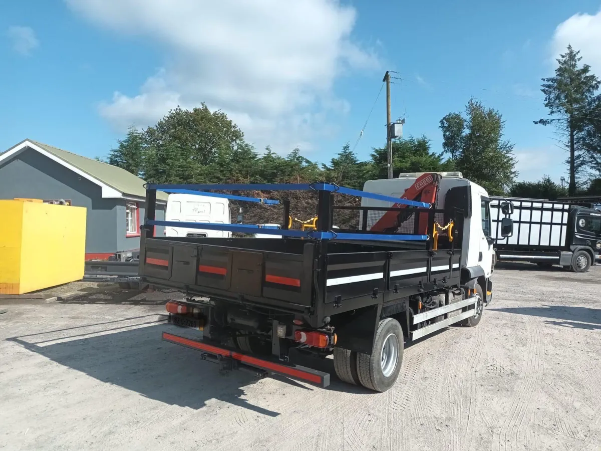 Daf 45/160 12 &10Ton tipper crane fassi f50 piped - Image 3