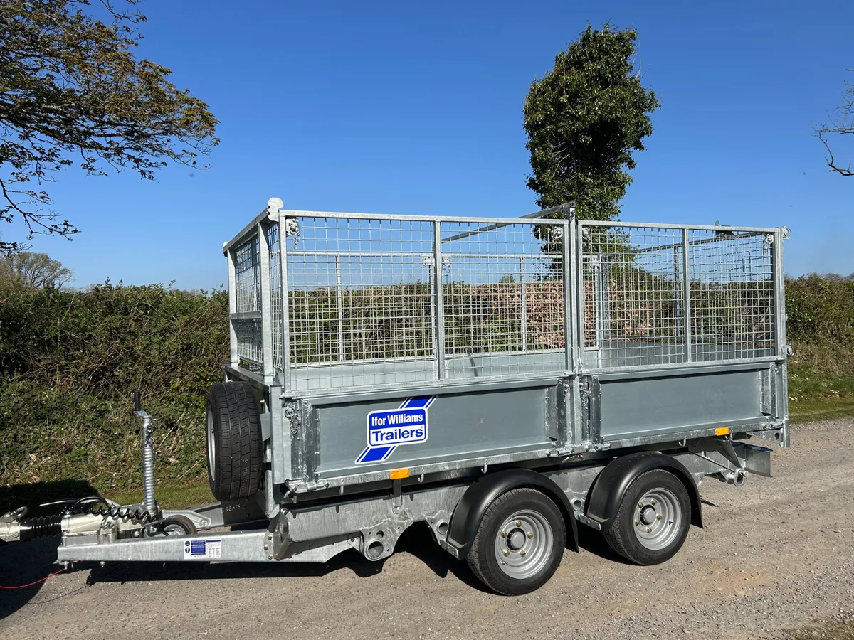 New Ifor Williams 10x5.6 Tipping Trailer +Mesh - Image 2