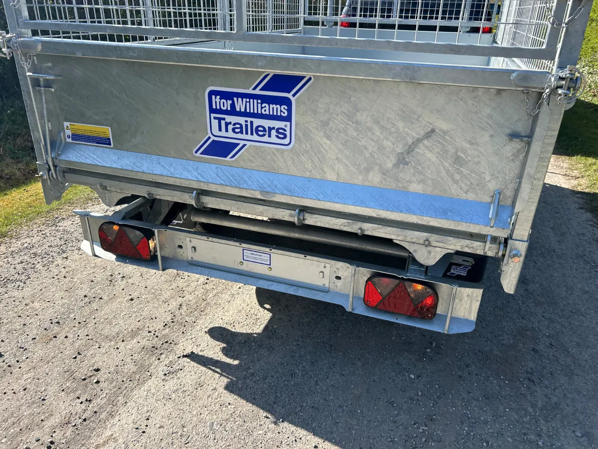 New Ifor Williams 10x5.6 Tipping Trailer +Mesh - Image 4