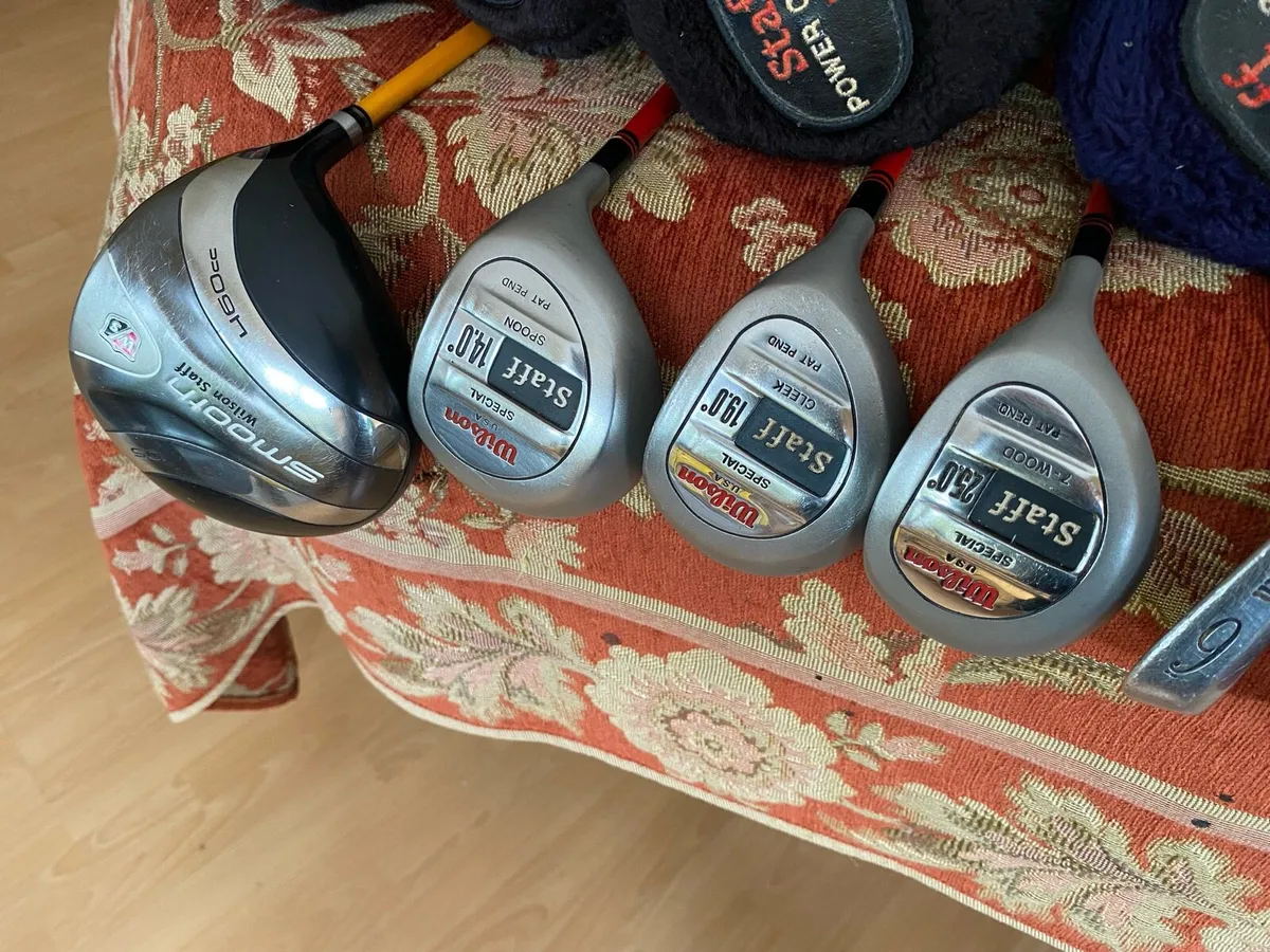 Full set Wilson golf clubs Driver/woods/irons - Image 3