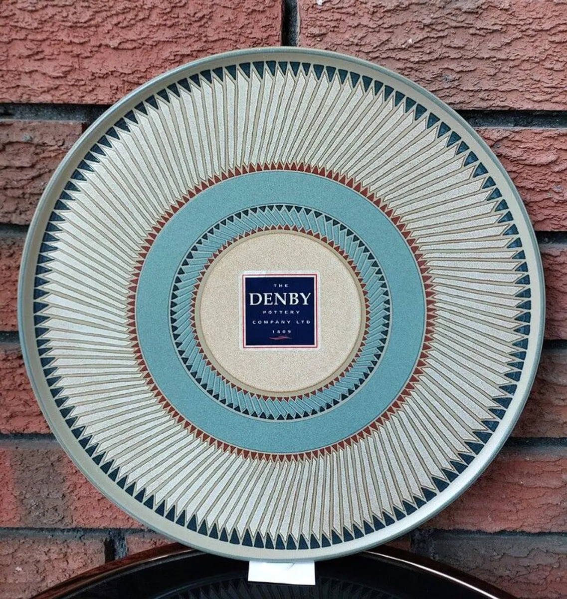 Denby "Luxor" Round CakePlate/Serving Platter - Image 1