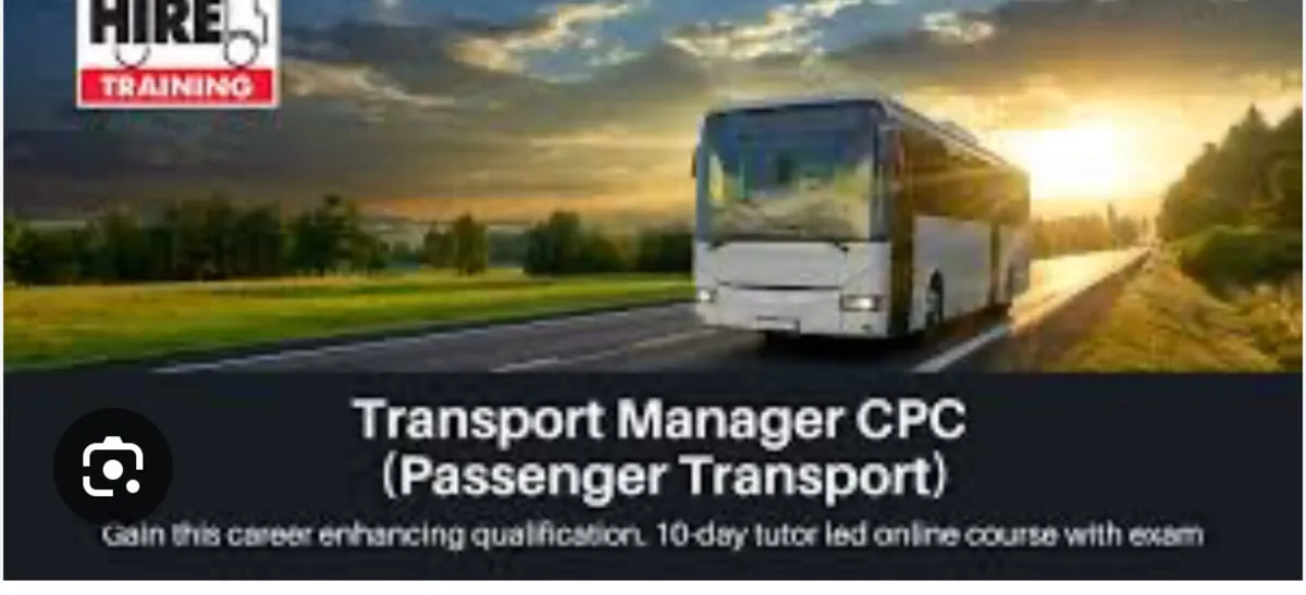 Bus transport manager available