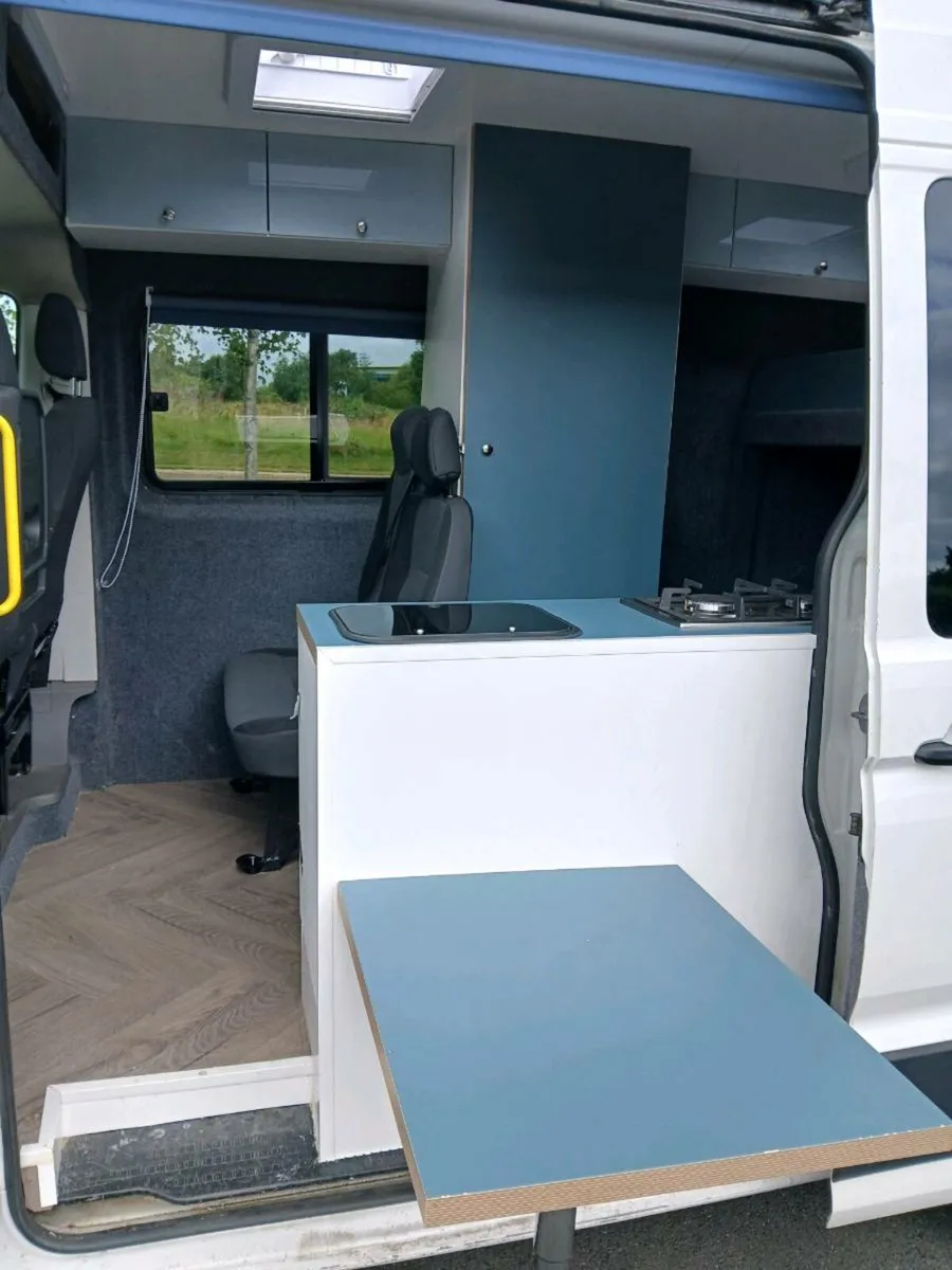 Vw crafter campervan on book - Image 3