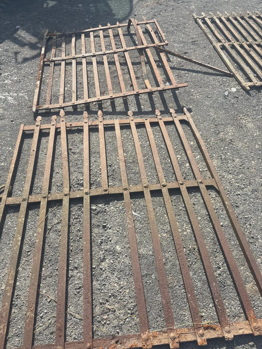 Old Blacksmith/flat bar gates for sale - Image 2