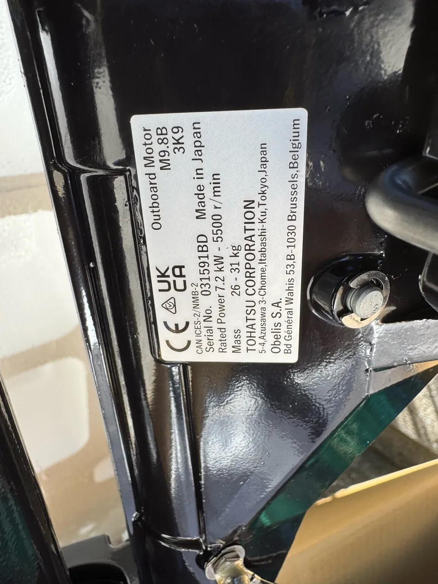 New Tohatsu 9.8/18 2 stroke in stock - Image 3