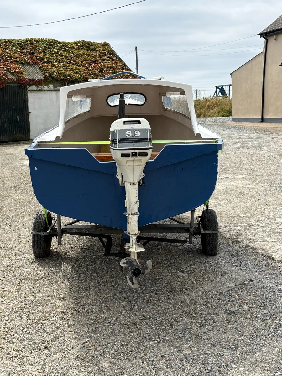 14ft boat and trailer - Image 3