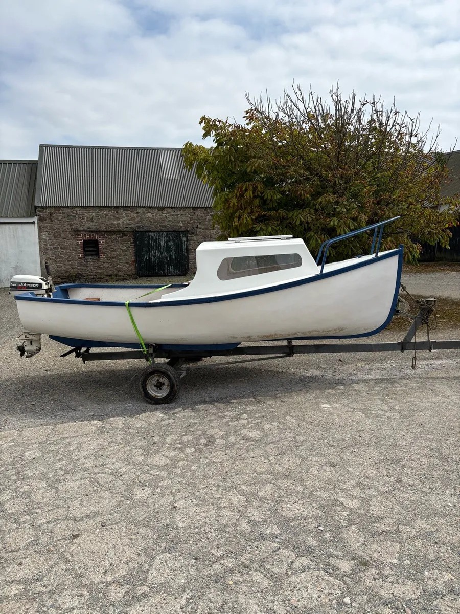 14ft boat and trailer - Image 4