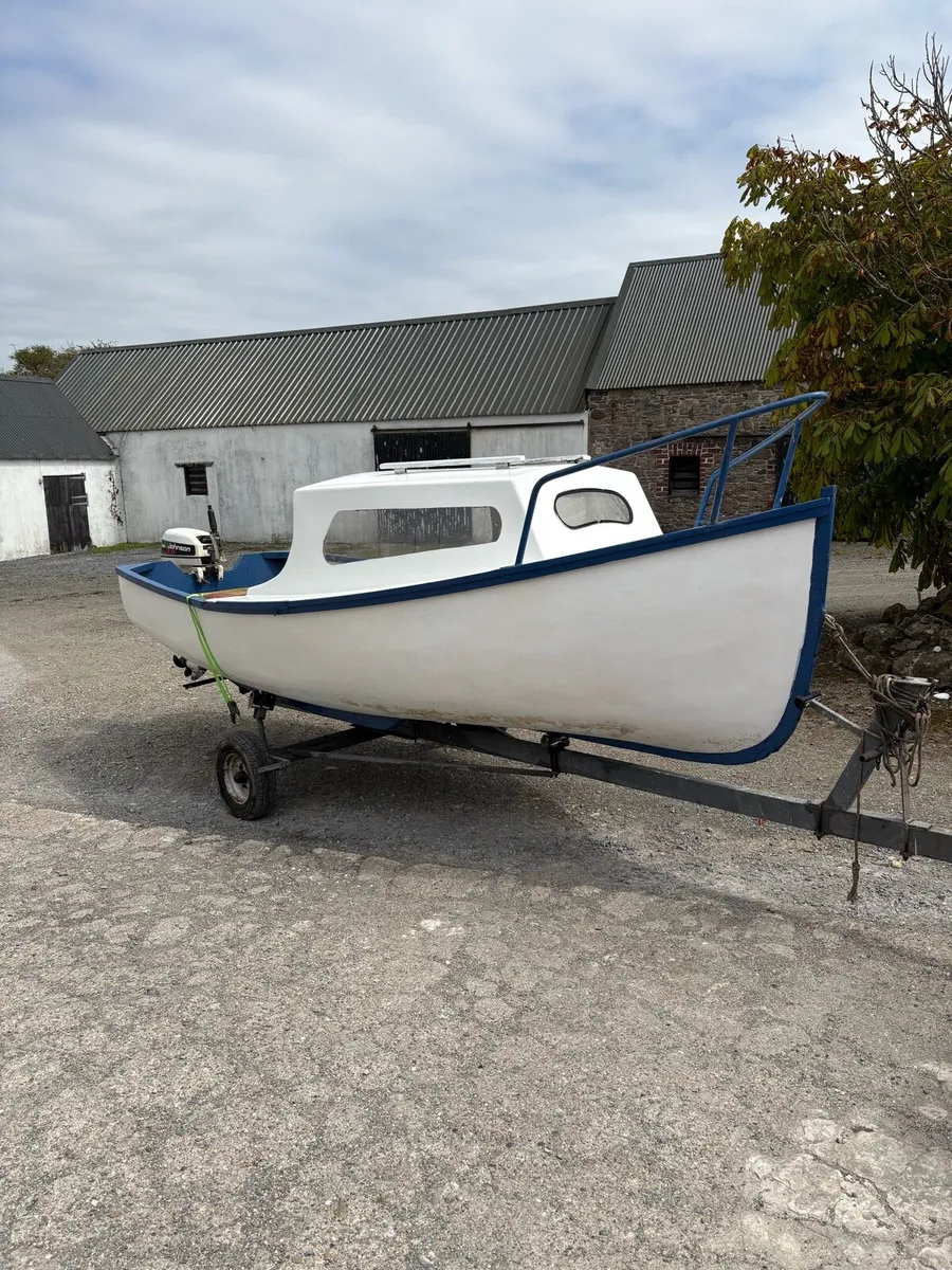 14ft boat and trailer - Image 1