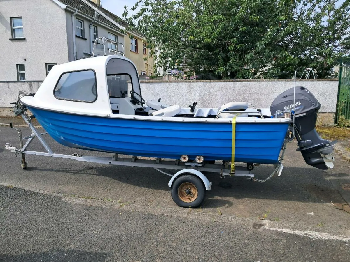 Vimar boat 16ft yamaha 40hp 4 stroke and trailer - Image 1