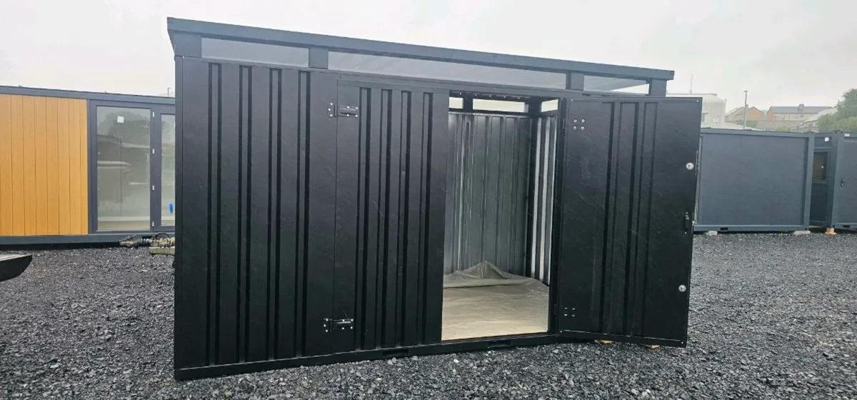 7ft x13 ft Heavy-duty steel shed , garden shed - Image 4