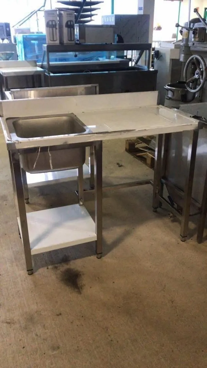 New undercounter dishwasher sink