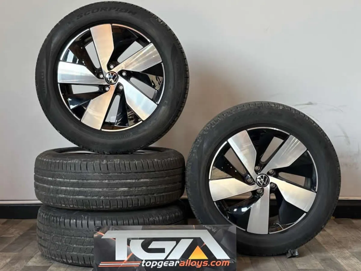 18" Genuine VW TIGUAN Mk3 BOLOGNA AlloyS/Pirellis - Image 1