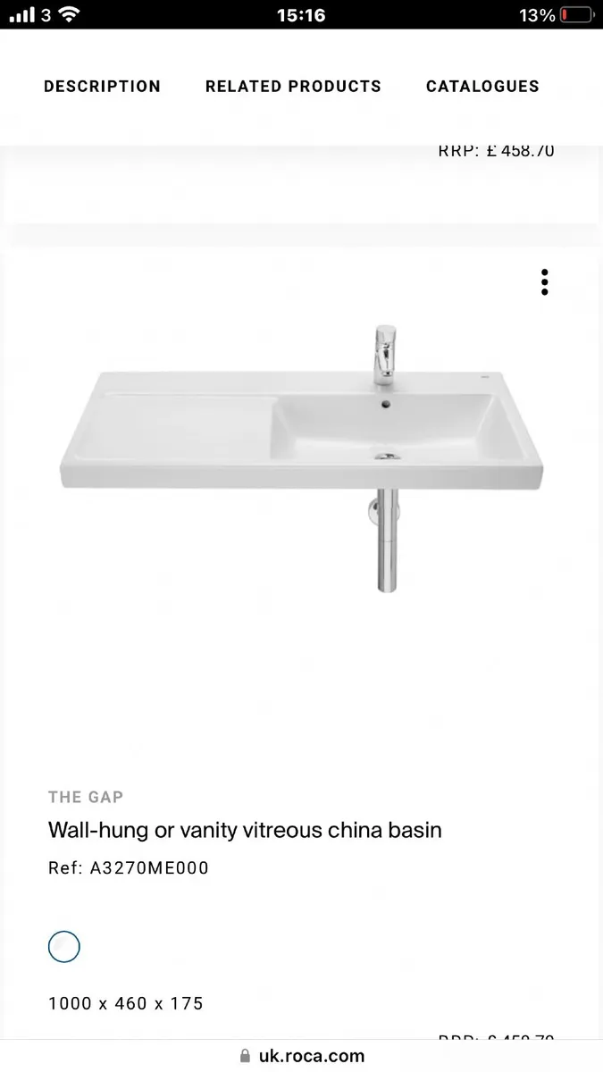 Basin for bathroom - Image 1