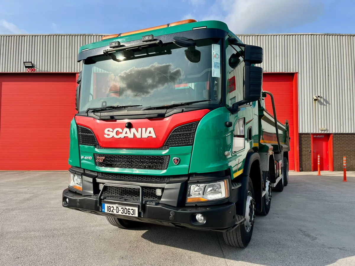 2018 Scania P410 XT 8x4 Tipper - Image 1