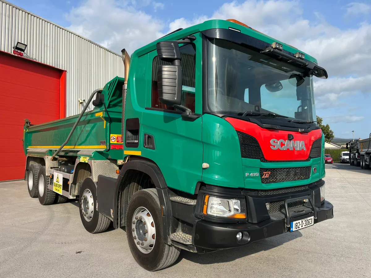 2018 Scania P410 XT 8x4 Tipper - Image 2