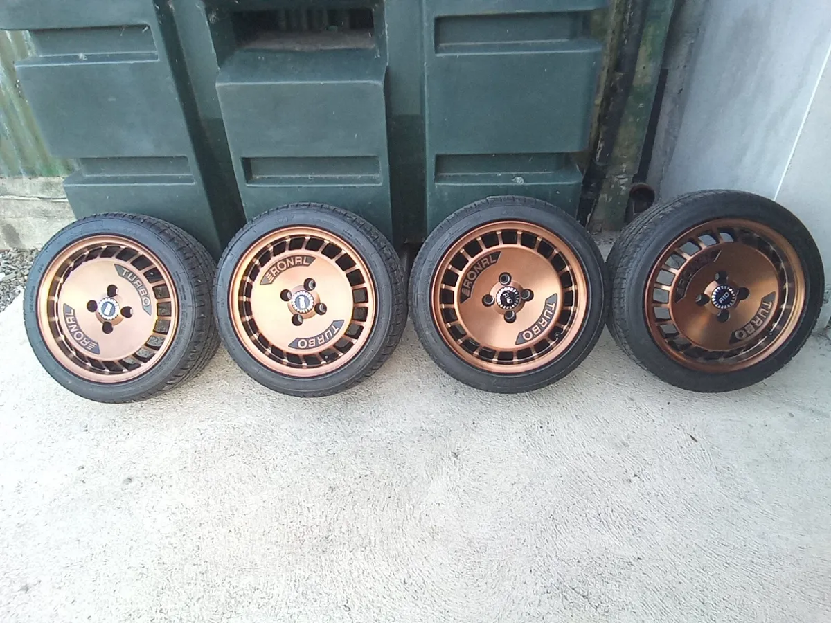 Alloys wheels for sale will fit MK2 golf 4.100 - Image 1