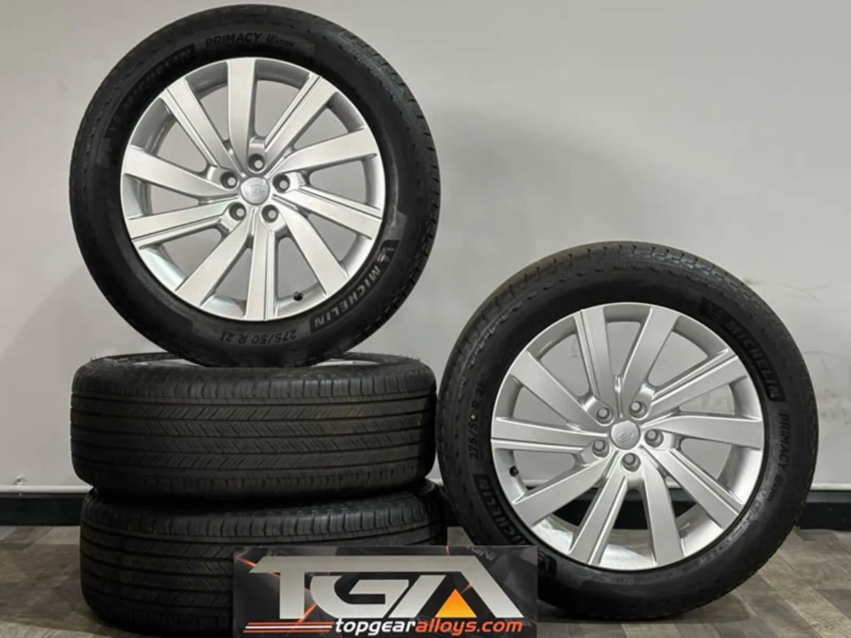 21" OEM LAND ROVER SPORT STYLE 5112 & MICHELINS - Image 1