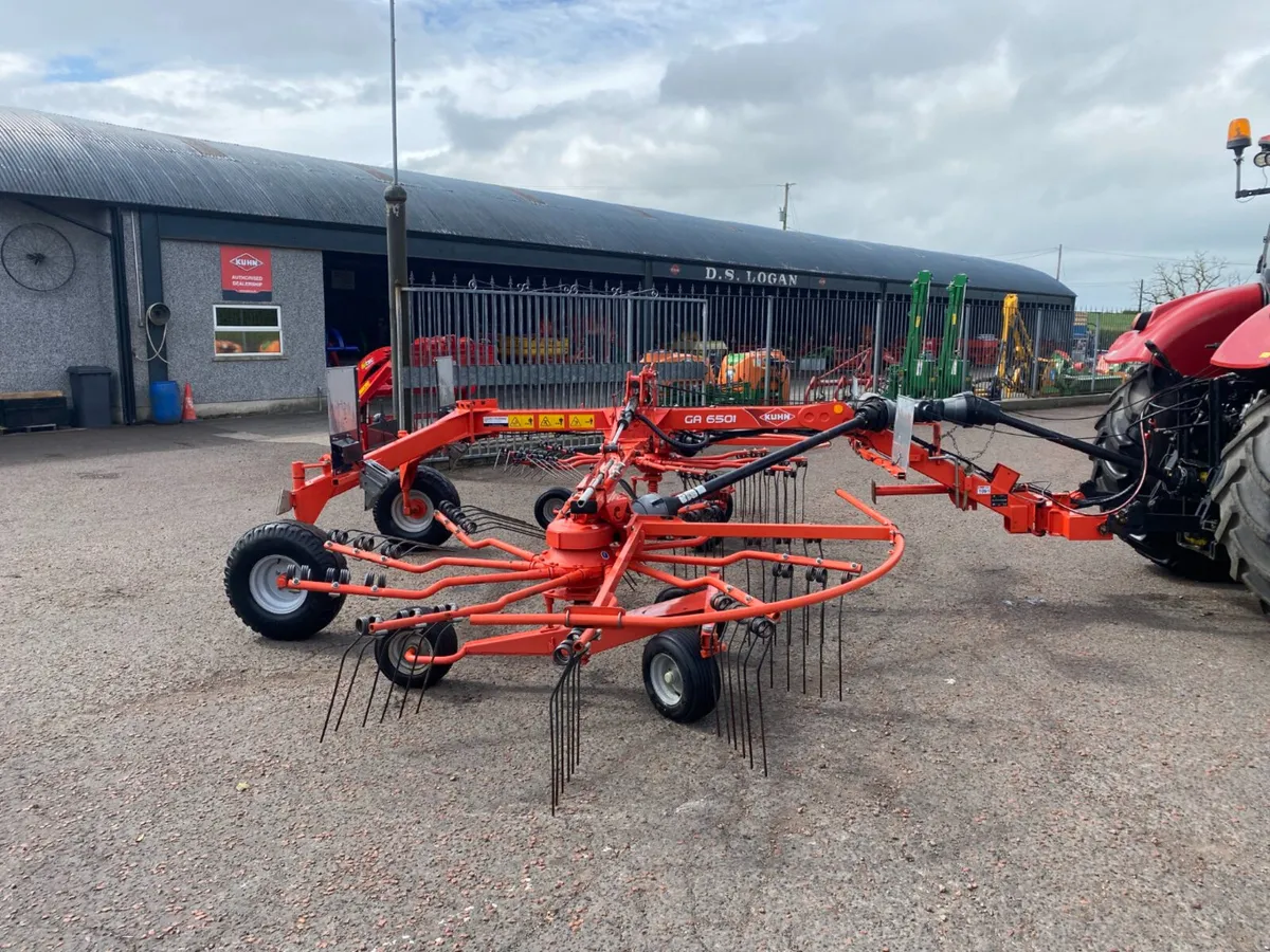 KUHN GA6501 TWIN ROTOR GYRORAKE - Image 2